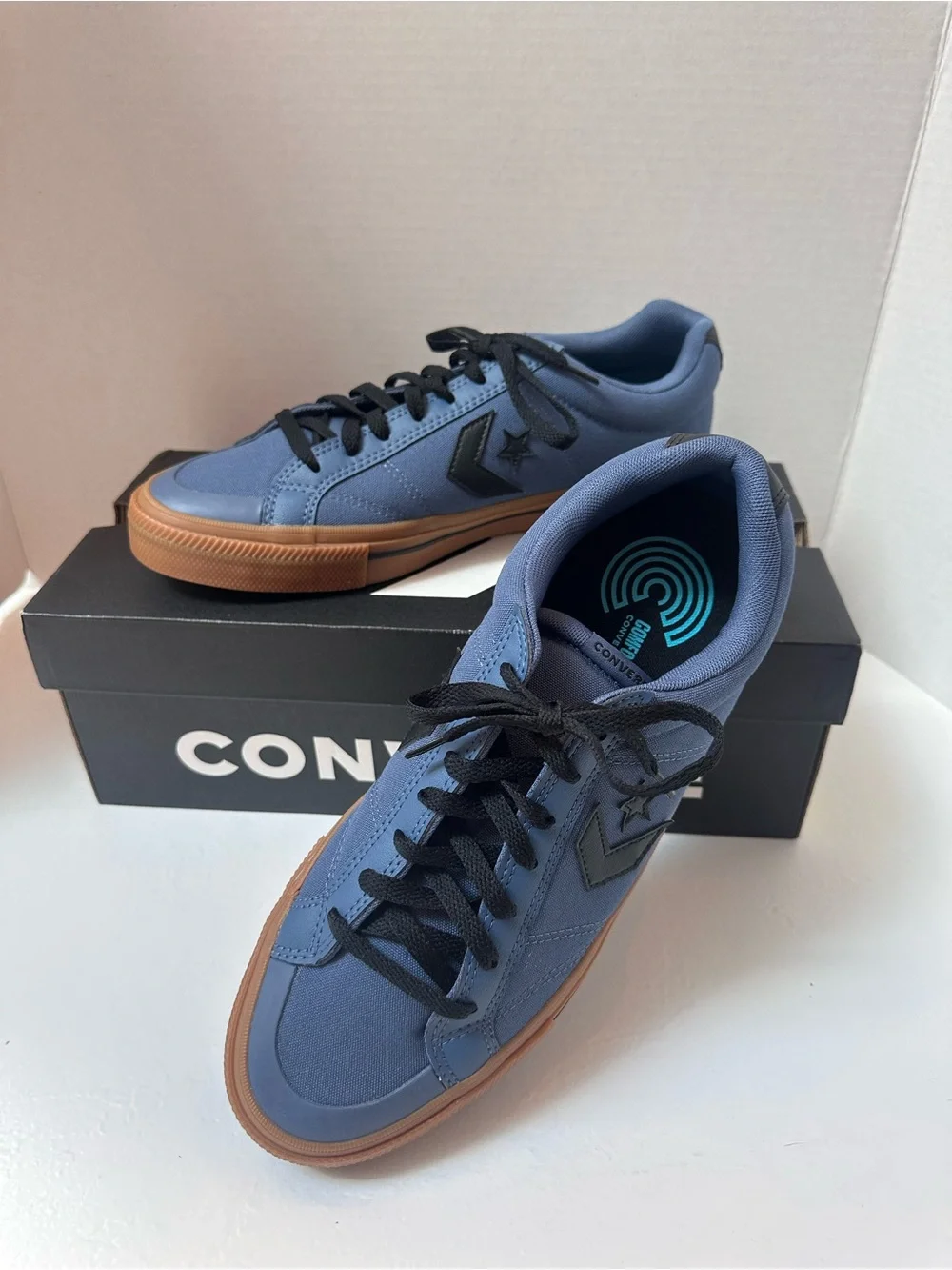 Blue Converse Sneakers